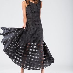 Maxi black night dress